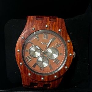 Oct17 Men's Wooden Watch NEW